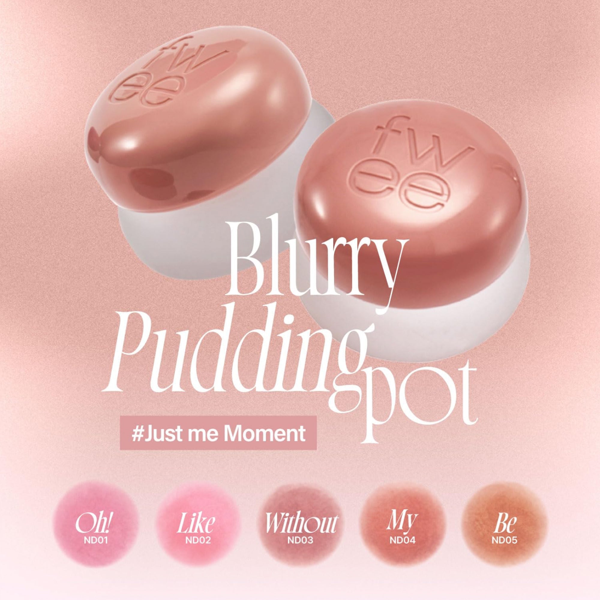Lip & Cheek Blurry Pudding Pot - 35 Options (5g)